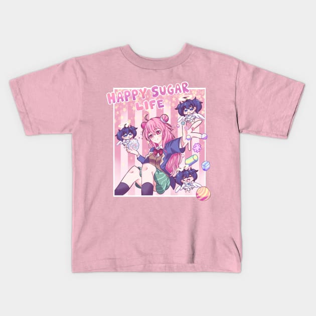 Happy Sugar life- share the love Kids T-Shirt by Midnight_rabbit